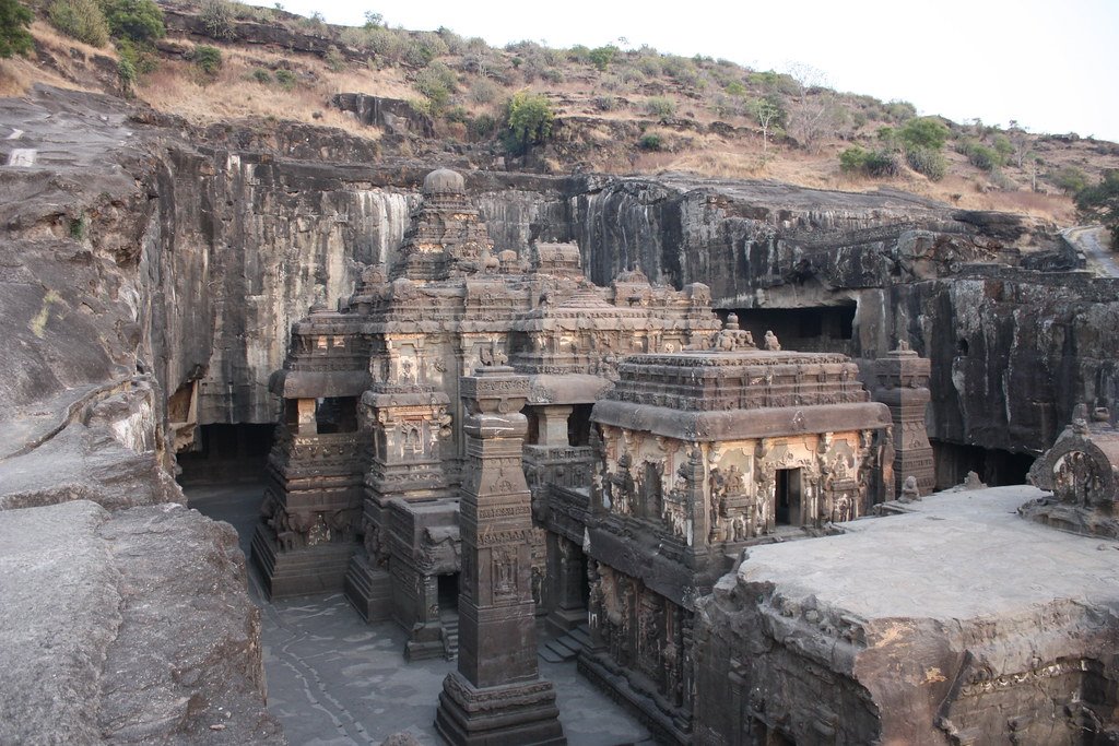 Ellora Caves, Kailasa Temple & Grishneshwar Jyotirlinga